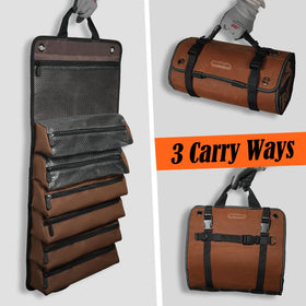 Welkinland 15L capacity tool roll ideal for professionals with many tools.