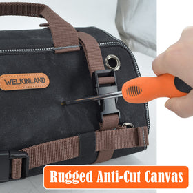 Welkinland reflective binding improves visibility in low-light workshops or sites