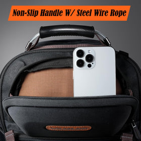 WELKINLAND Upright stance helps the bag stand steady when set down.