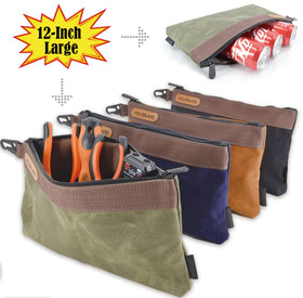 Welkinland zipper closure image demonstrates secure storage during rugged tasks.
