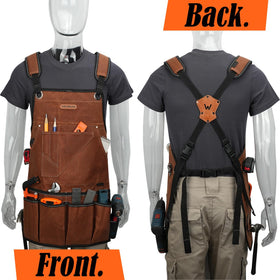 Welkinland apron with rivet-reinforced pockets for longevity.