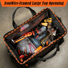 WELKINLAND interior tarpaulin provides see-through durability inside the bag