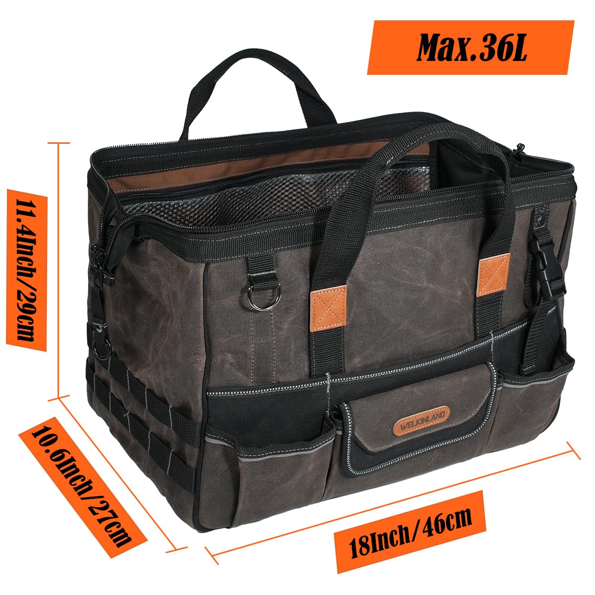 WELKINLAND padded shoulder strap for comfortable all-day carry