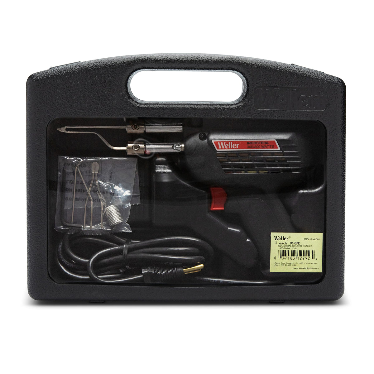 D650PK high-power tip for fast heat on dense joints.
