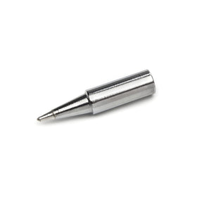 Ergonomic pencil-grip on the soldering iron reduces hand fatigue.