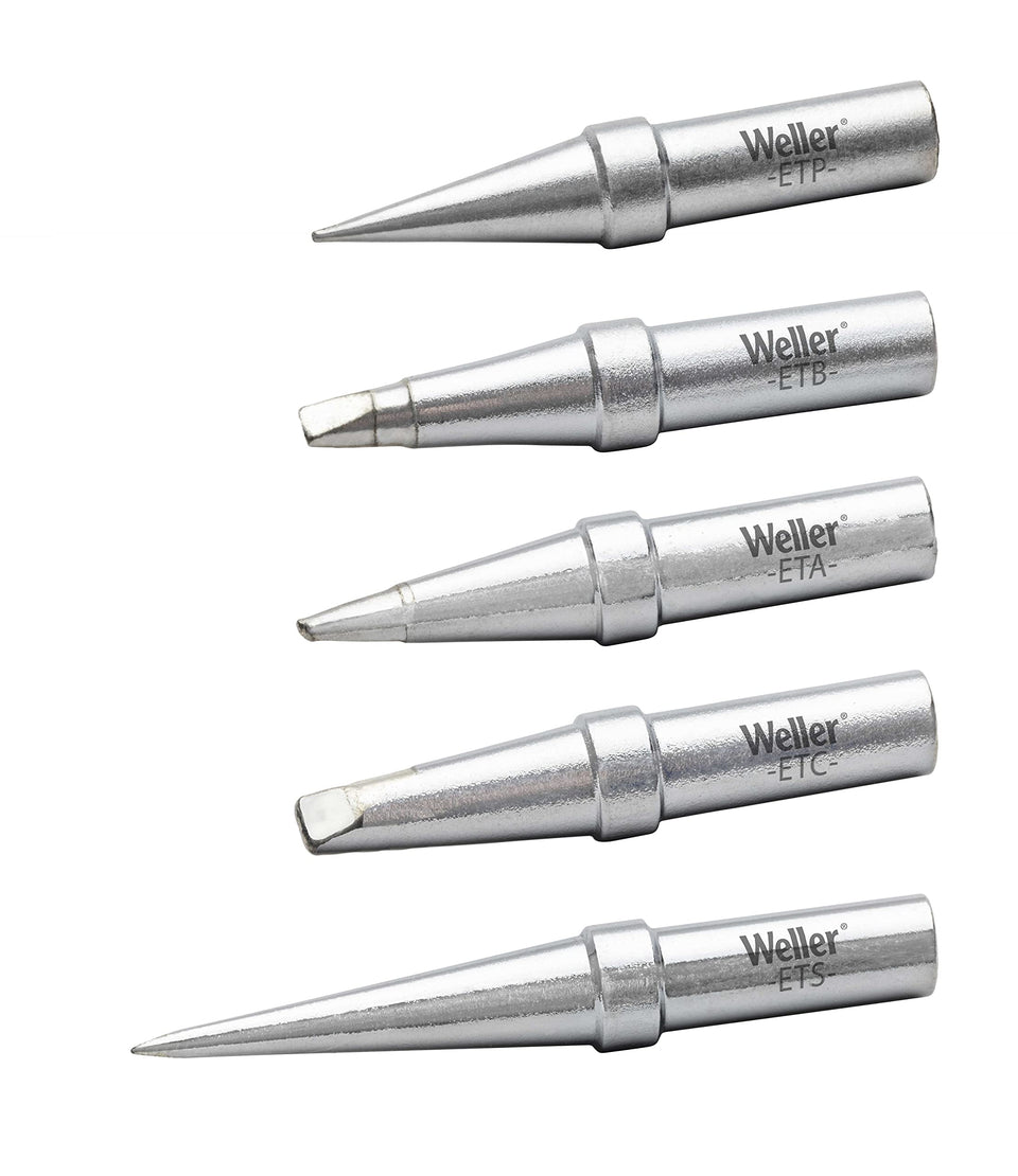 Weller ETSET-5 ETA tip close-up for precise soldering control.
