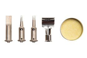 Rugged stainless steel body of the PSI100K endures demanding soldering jobs with professional reliability.