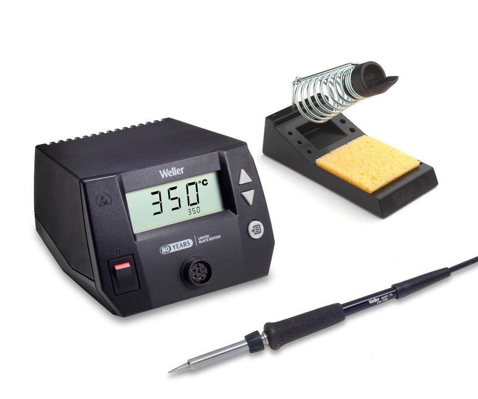 Weller WE1010BLACK soldering station with 70W iron for electronics prototyping