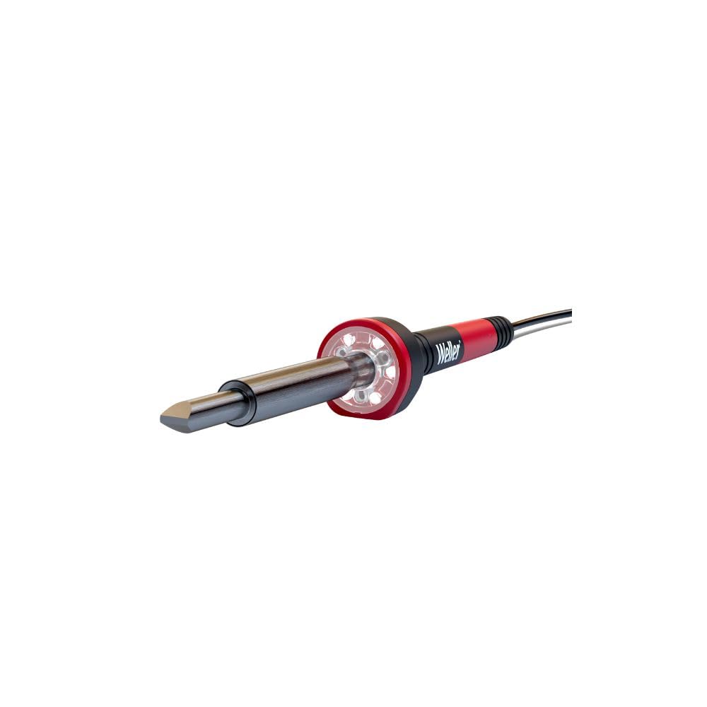 Weller WLIR8012A soldering iron with LED halo ring for precise illumination.