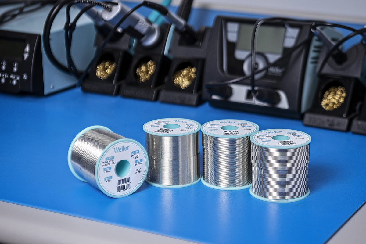 Flow and heat performance of Weller WSW shown in action for stable joints.
