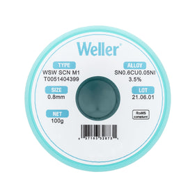 Weller lead-free solder wire for precise flux core