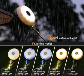 Wellgium waterproof camping light IP44 for reliable rain-ready lighting.