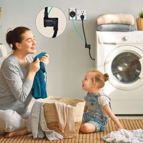 Wellluck 7500-watt rating supports typical dryer loads safely.