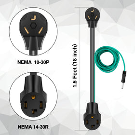 Wellluck green ground wire enhances safety by providing a reliable grounding path.