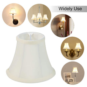 Close-up of Wellmet candle-bulb shade on clip-on edge