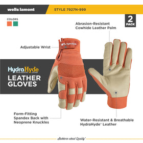 Wells Lamont HydraHyde adjustable wrist for secure gardening tasks