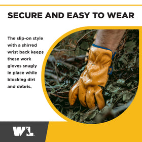 Slip-on Wells Lamont HydraHyde work gloves suited for construction and farming tasks