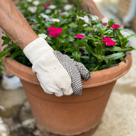 Wells Lamont knit-wrist gloves prevent dirt and debris entry.