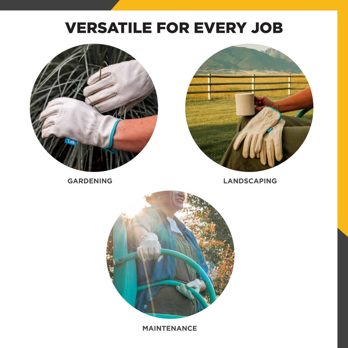 Wells Lamont HydraHyde leather stays soft and durable over time