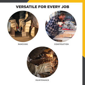 Wells Lamont construction-farming ready gloves suit year-round use.