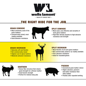 Wells Lamont deerskin gloves ideal for light-duty tasks like gardening
