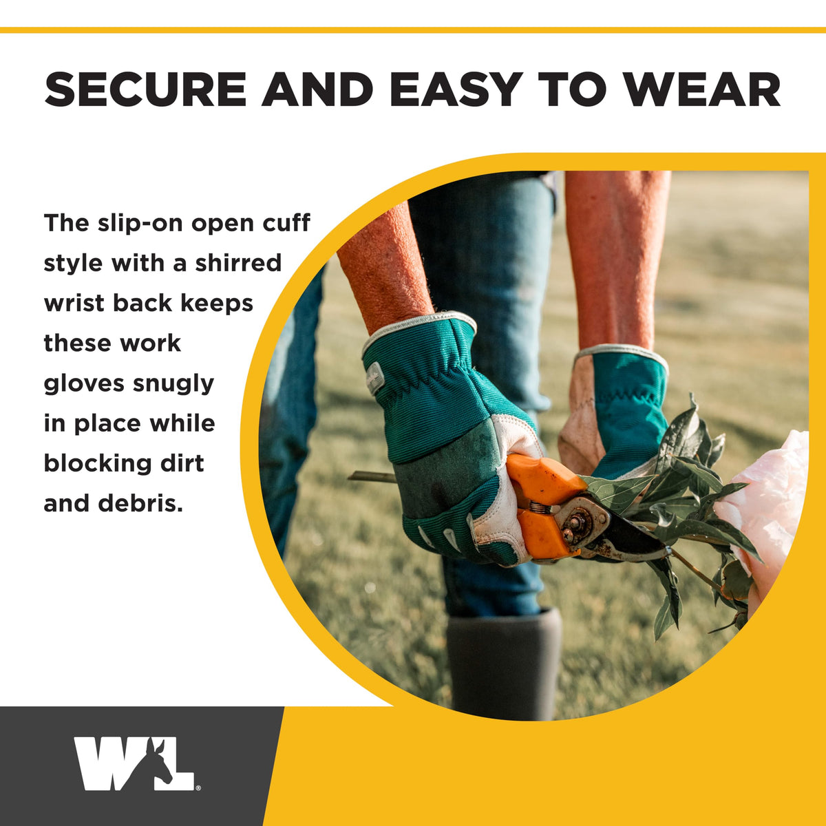Wells Lamont HydraHyde reinforced fingertips with cowhide leather boost durability