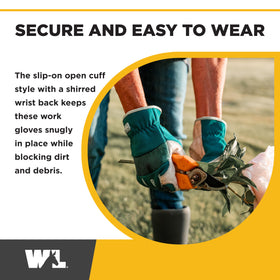 Wells Lamont HydraHyde reinforced fingertips with cowhide leather boost durability