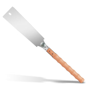 Welltoy Japanese pull saw dual-edge 10-inch for versatile ripping and cross-cutting.