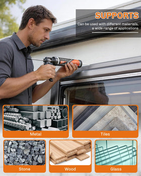 Welluck caulk surface under 48-hour curing in ideal conditions.