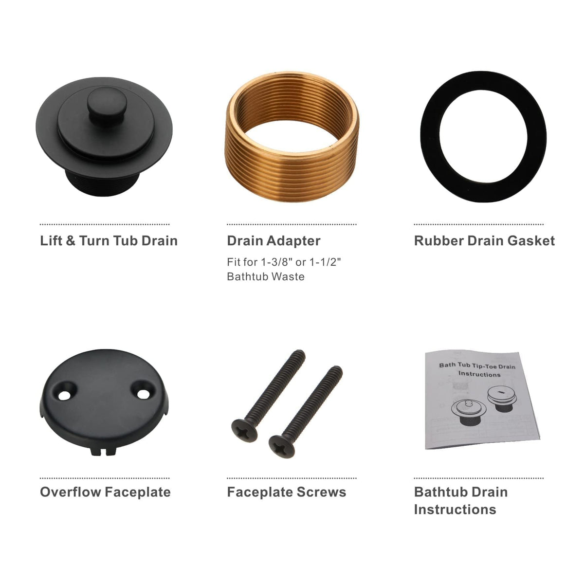 Wellup installation pack with screws and washers for quick setup.