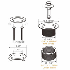 Wellup thread adapter bushing enables versatile fit across drains.