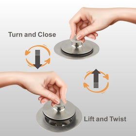 WELLUP thread adapter demonstrates universal fit for common tub drains.
