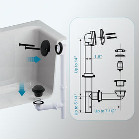 WELSAN stainless steel and brass components with matte finish