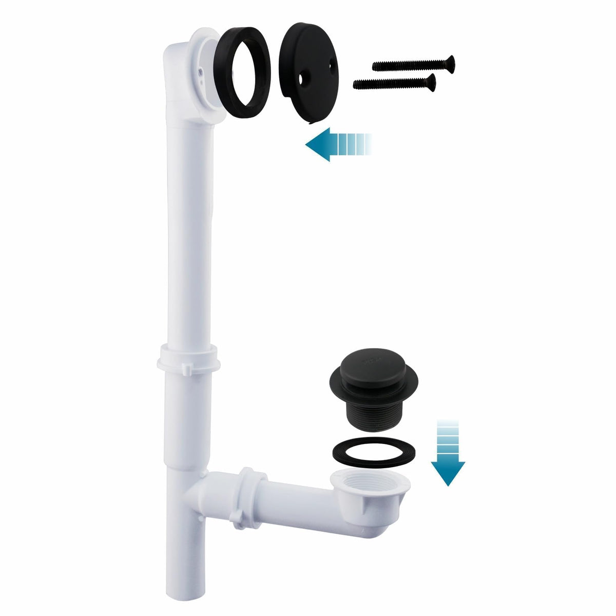 WELSAN waste elbow and tee provide durable drain connections
