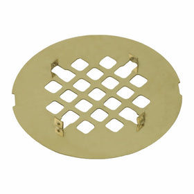Welsan gold finish complements contemporary bathroom fixtures