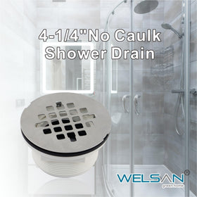 Welsan PVC shower drain main body designed for reliable performance