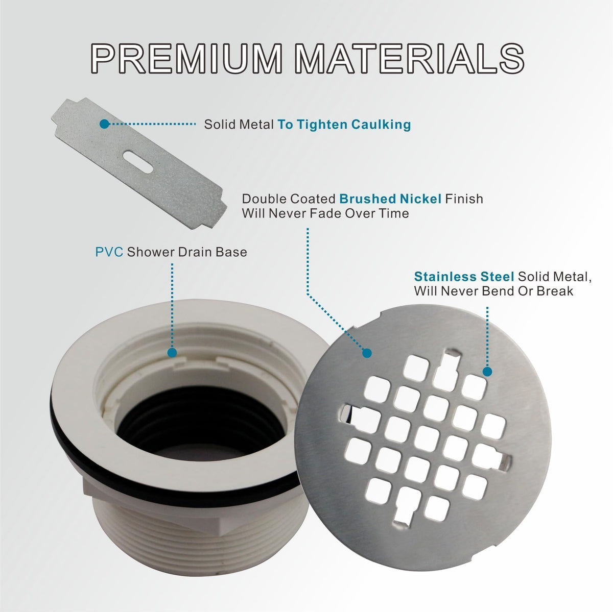 Welsan shower base fits acrylic or fiberglass showers for versatile remodeling