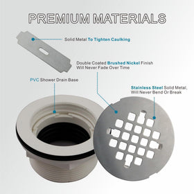 Welsan shower base fits acrylic or fiberglass showers for versatile remodeling