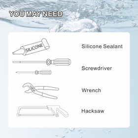 WELSAN universal-fit tub drain suitable for standard tubs.
