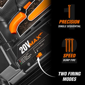WEN 20512 100-nail magazine keeping reloads low