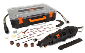 WEN 23103 variable-speed rotary tool for cutting, grinding, and shaping.
