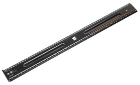 WEN 24-Inch measuring ruler with laser-etched scale for precise readings
