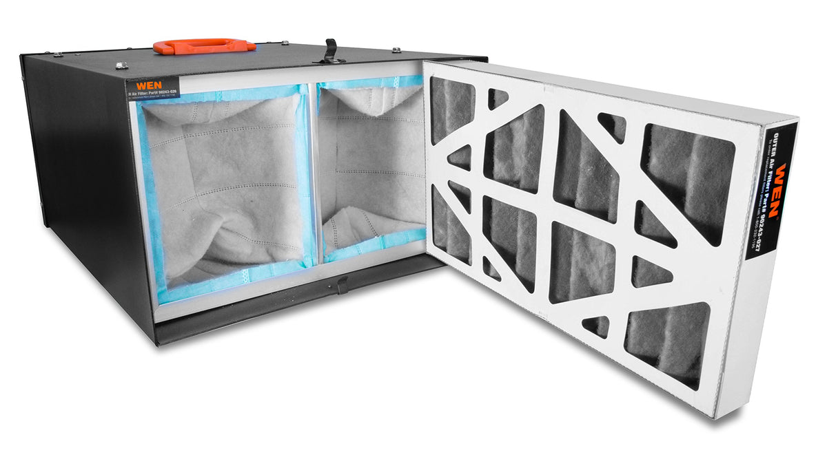 WEN 3410 portable design with carry-handle emphasizes easy relocation.