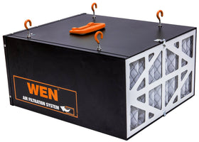 WEN 3410 three-speed-dial highlights adjustable airflow at 300, 350, or 400 CFM.