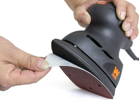 WEN 6301 in action for efficient detail sanding at 13,500 OPM