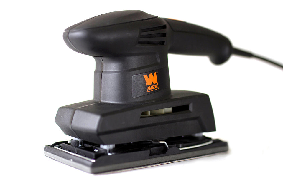 WEN 6313 sander front view for smooth, precise finishes