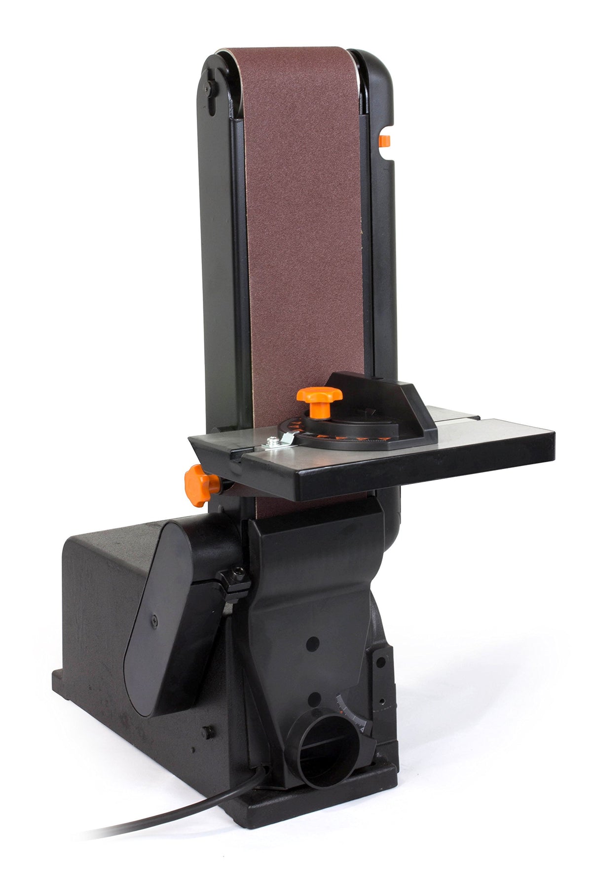 WEN 6502T dust port 2.25 inch enables clean dust collection for a neater workspace