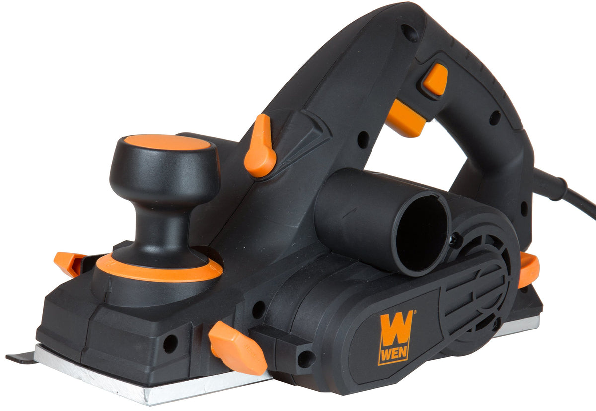 WEN 6530 front view showing compact planer design for quick edge smoothing