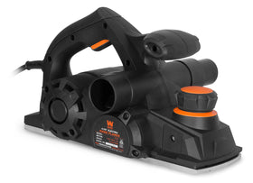 WEN 6534 side view highlights wide cutting capacity for large stock