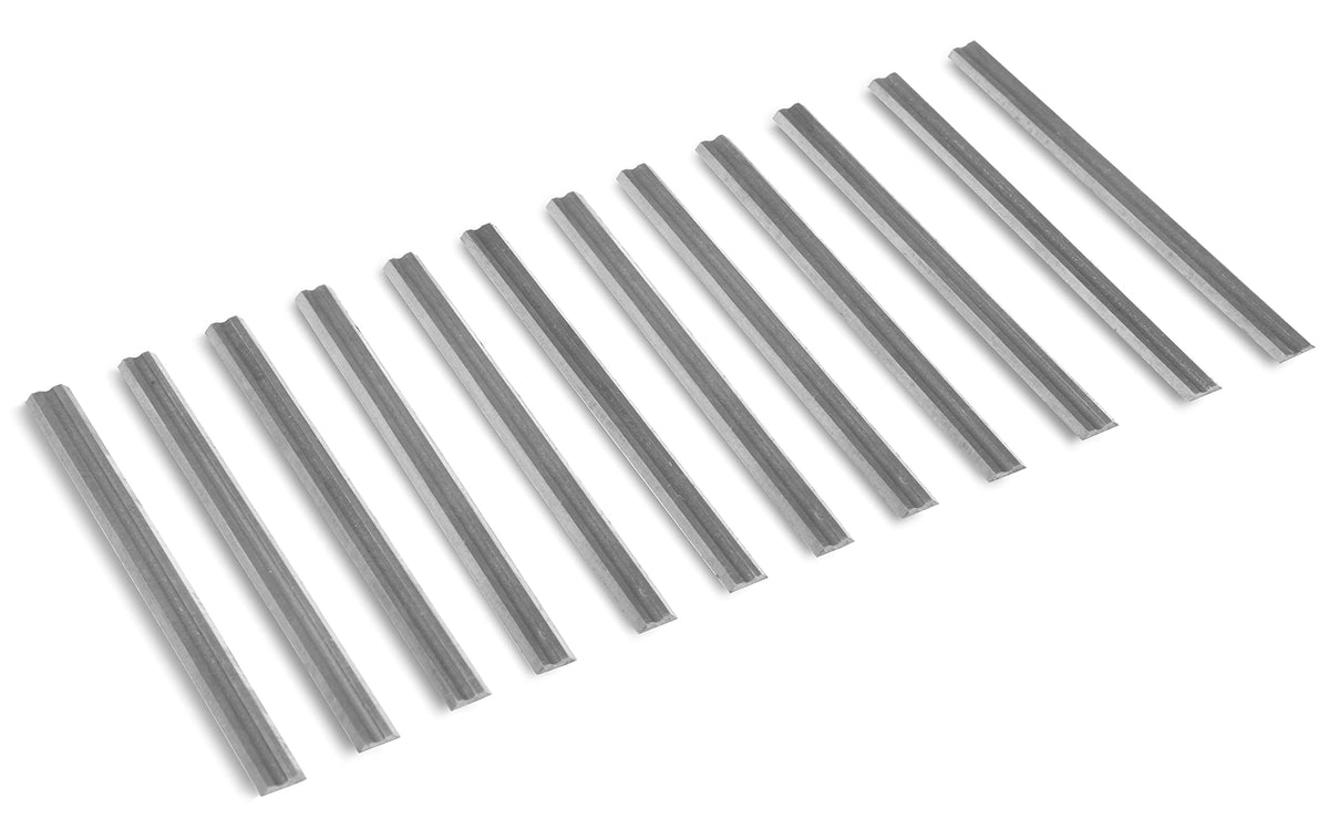 WEN 6534B-12 HSS blades for 4-3/8-inch planers deliver clean, precise cuts.